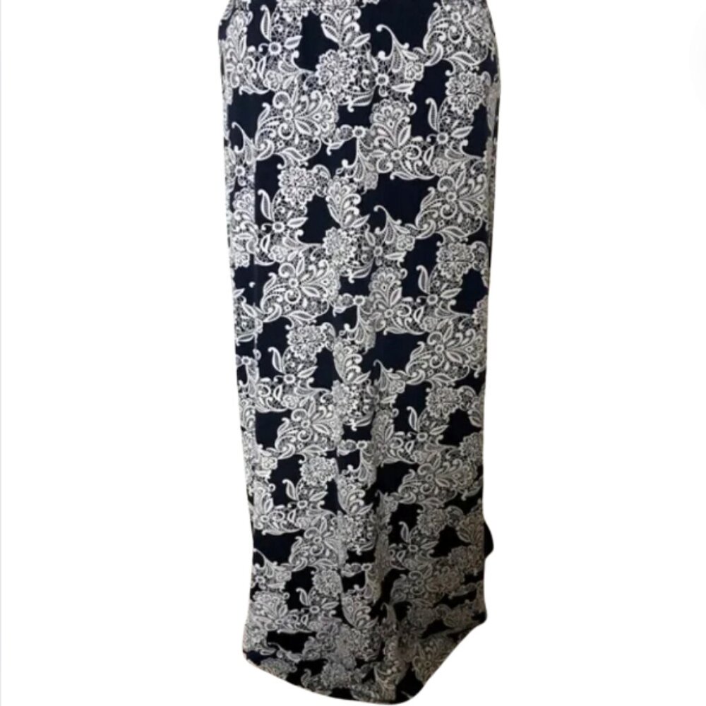 Floral Paisley Maxi Skirt